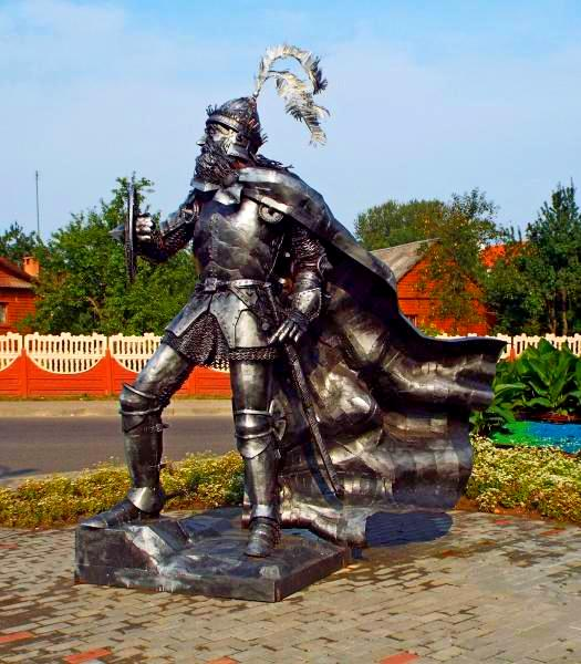 Памятник рыцарю в Новогрудке